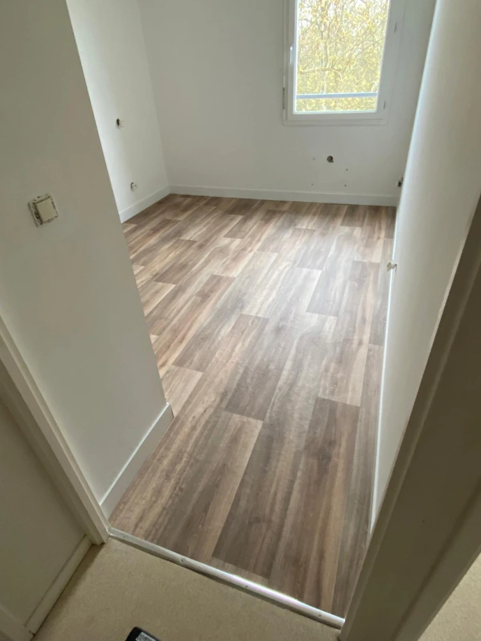 Réfection d'un sol souple